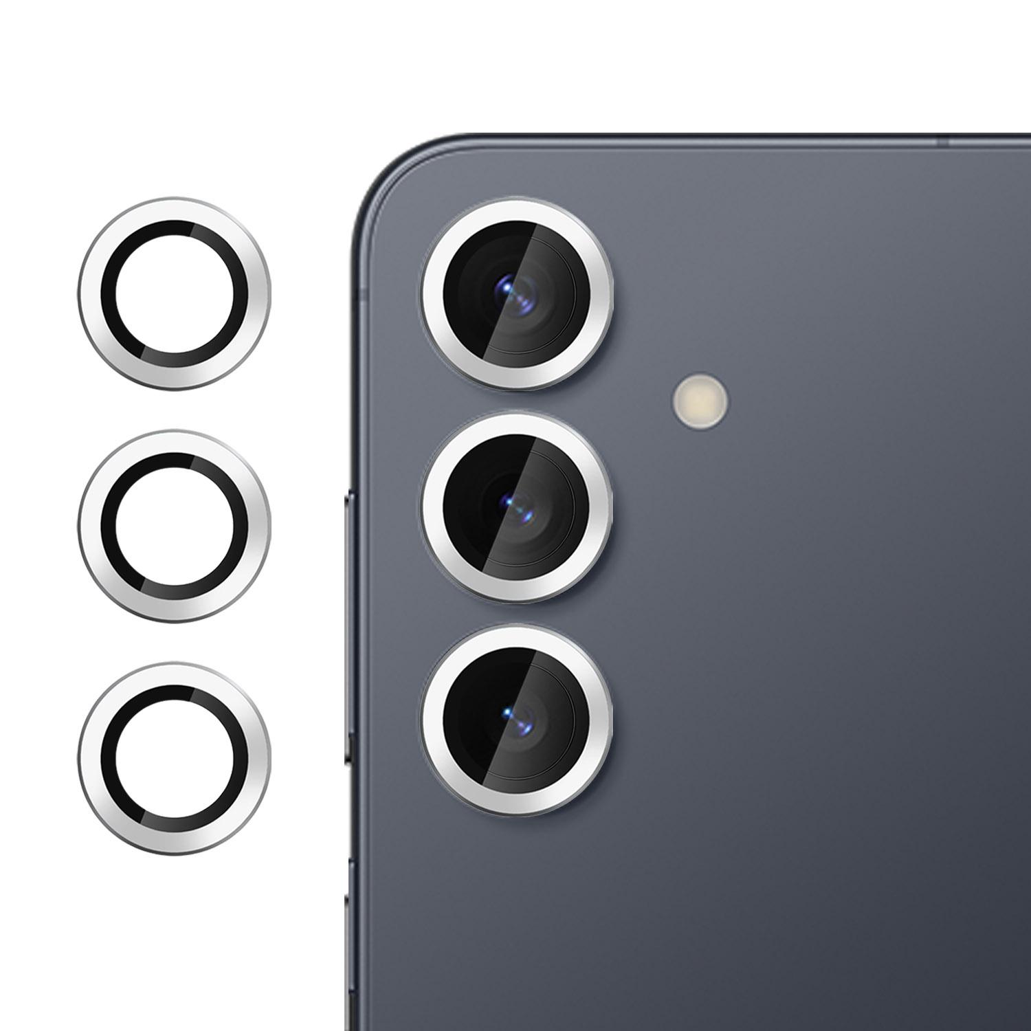 

Для Samsung Galaxy S25 Защита объектива телефона Защита от царапин Ультратонкая пленка из закаленного стекла Silver