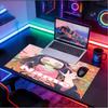 Custom Name Personalized Demon Slayer Pattern Mousepad, Laptop PC Desk Mat, Decorative Desk Mat for Home Keyboard Pad Gift