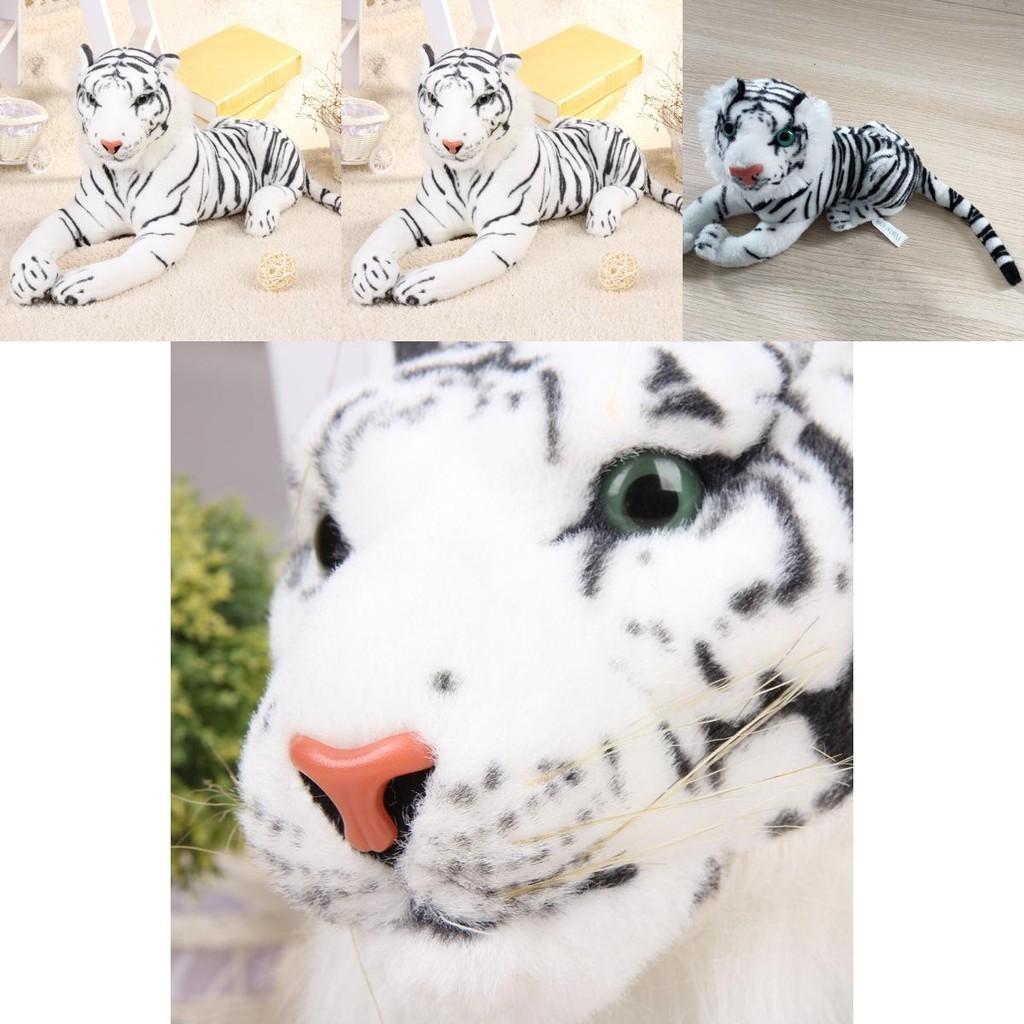 Witte Tijger Knuffel Zacht Pluche Poppen Speelgoed Voor Kinderen Ideale Knuffelmaatje Voor Baby's
