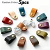 Xiaomi 5pcs Faux Leather Data Cable Earphone Tie Desktop Storage Organizer for Mobile Phone Headphones Wire Management