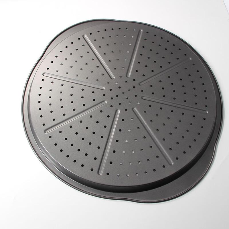 MDNG 32cm Non-stick Carbon Steel Round Pizza Pan (Set of 2)