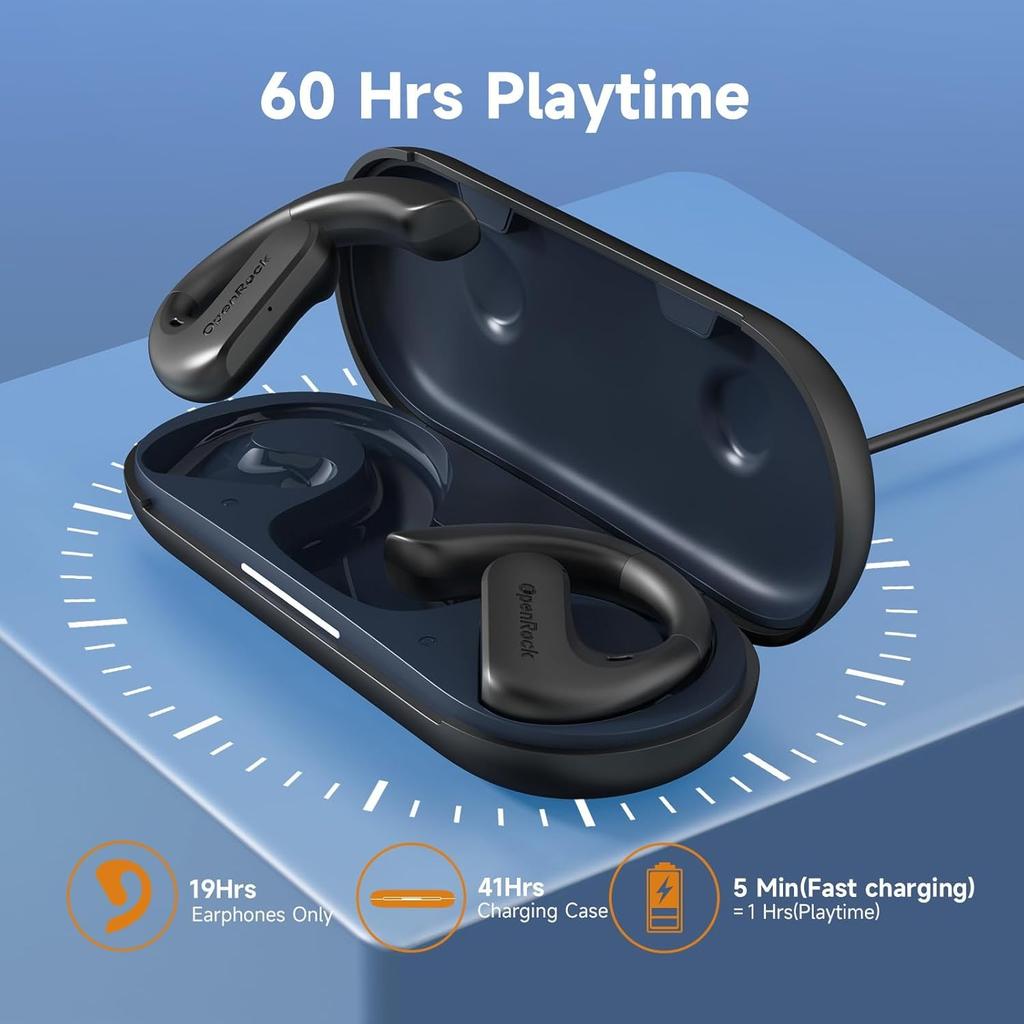 OpenRock S Bluetooth Earphones Open Ear Wireless Earbuds TWS Hi-Res