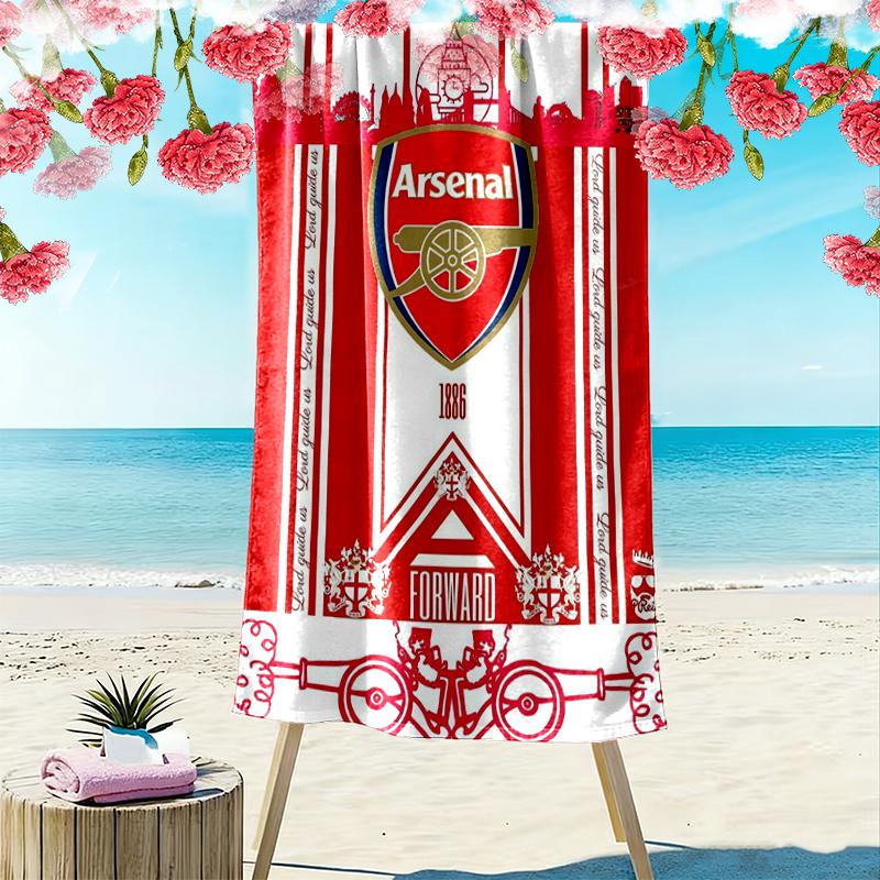 Asciugamano da Spiaggia del Club di Calcio Perfetto per Viaggi, Attività all'Aperto, Nuoto, Campeggio, Escursionismo