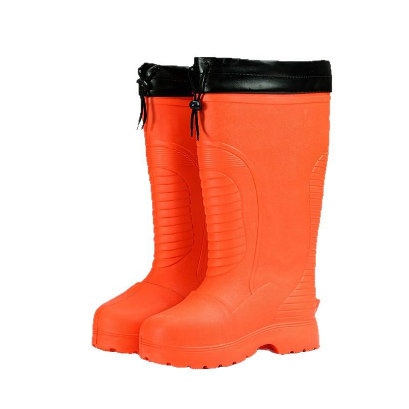 Smash-Proof EVA Winter Rain Boots: Warm, Non-Slip, Thick, Wear-Resistant, Waterproof, Cold-Resistant Cotton Shoes
