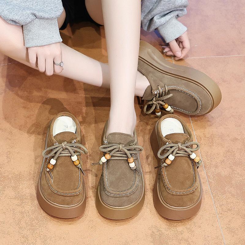 Thick-soled Birkenstock Slippers for Women To Wear In the Autumn of 2025, the New Muffin Is Not Tired, and One Pedal Is a Bag Head and Half Slippers.