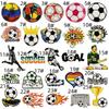Colorful Cartoon Football Embroidery Iron-on Patch Badge for Clothing