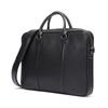 Longchamp Le Foulonné Zipper Closure Leather Laptop Briefcase Shoulder Handbag Men bags Black 2121021047
