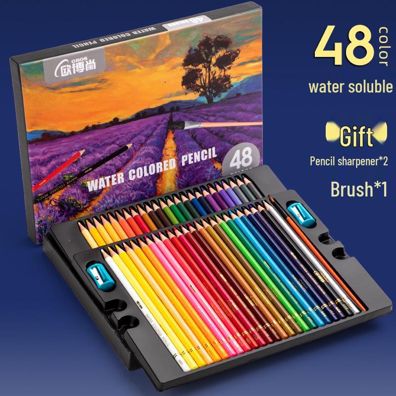 200 OBOS Professional Water-Soluble Oil-Based Colored Pencils for Painting, Sketching, Drawing, and Hand-Painting