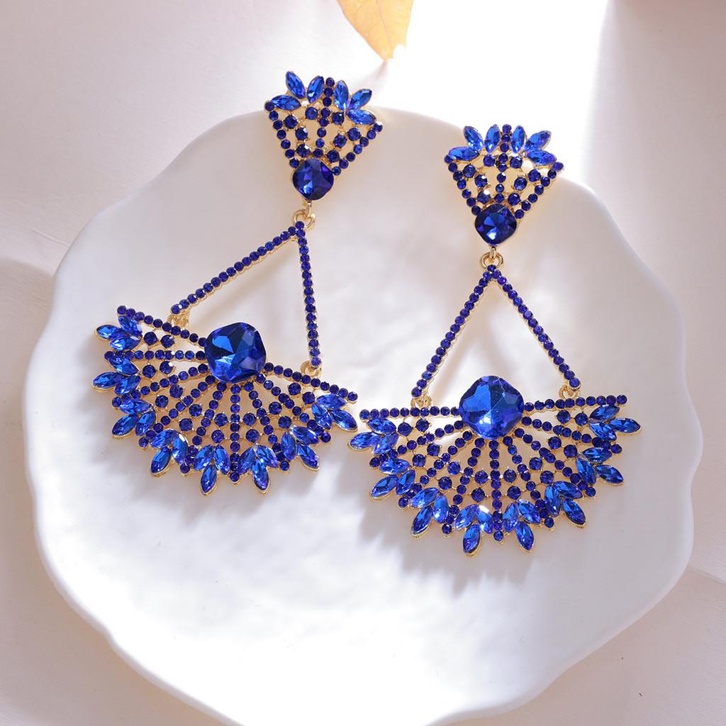 Geometric Hoop Earrings For Women With Gold Plating Retro Style Fashion Jewelry