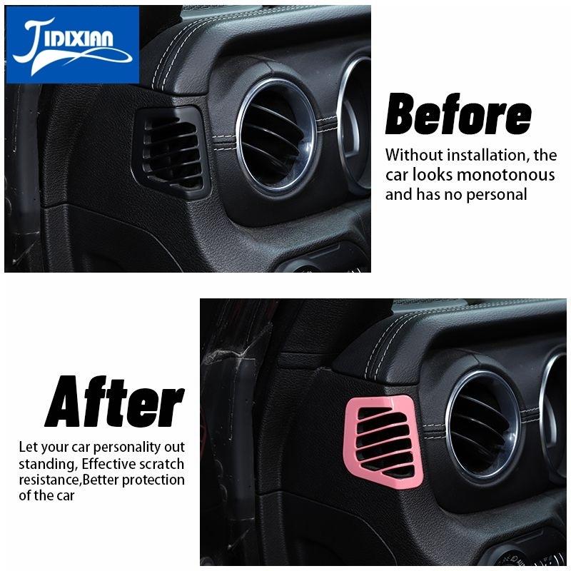 

JIDIXIAN автомобильный кондиционер, декоративная крышка для Jeep Wrangler JL для Jeep Gladiator JT 2018-2023