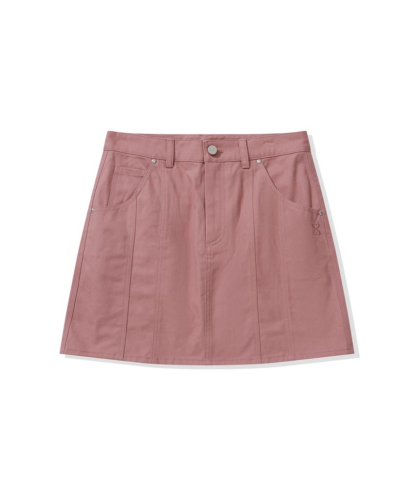 CGP (Women) Cotton Mini Skirt_Indie Pink