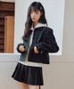 Short Jacket With Zeroplanet Ribbon [Black]