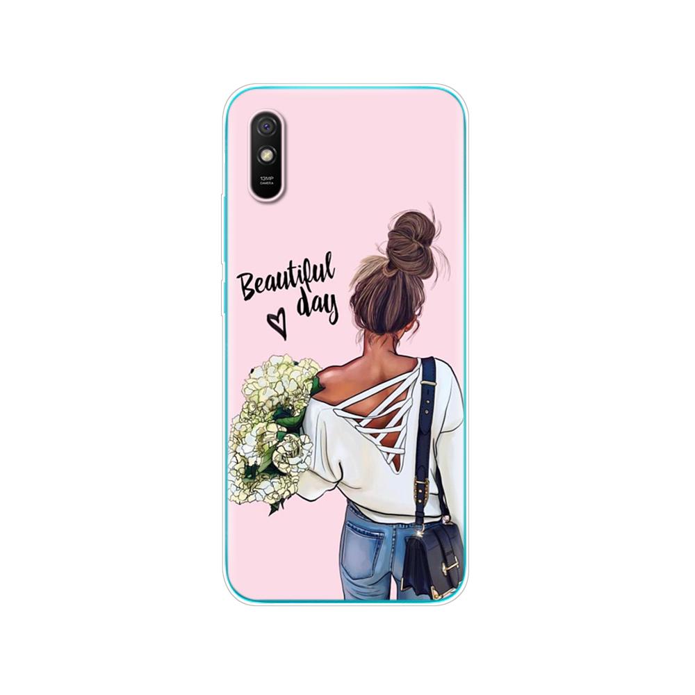 For Xiaomi Redmi 9A Case Silicon Back Cover Phone Case For Redmi 9A Soft Case 6.53 Inch Funds Etui Bumper Coque