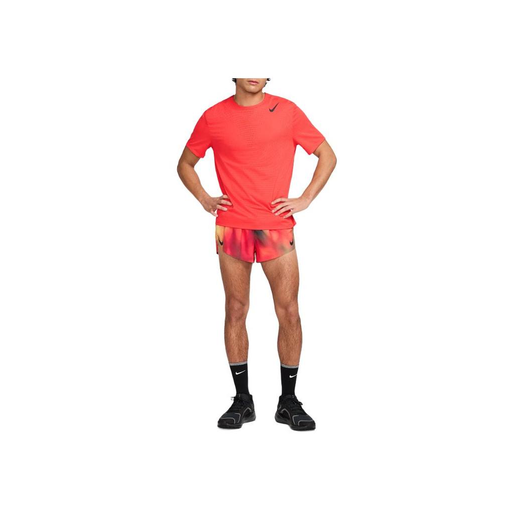 Nike Logo Round Neck Pullover Short Sleeve T-Shirt Men T-Shirt Red HJ3377-696