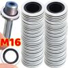 Car Oil Sump Drain Plug Sealing Gaskets Rings Washer OEM110265505R for Peugeot Citroën Renault A6079970345 Auto Accessories