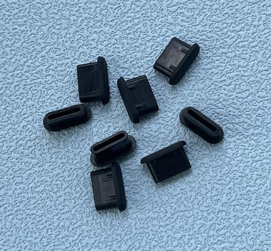 200pcs/bag Silicone Dust Plug for USB Type C Charging Port Mobile Phone Dustproof Water-proof Protector Cover Cap for Samsung