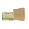 New COACH Klare Leather Chain Bag, Shoulder Bag, Crossbody Bag Mini Women's Grass Green CJ526-SVM97