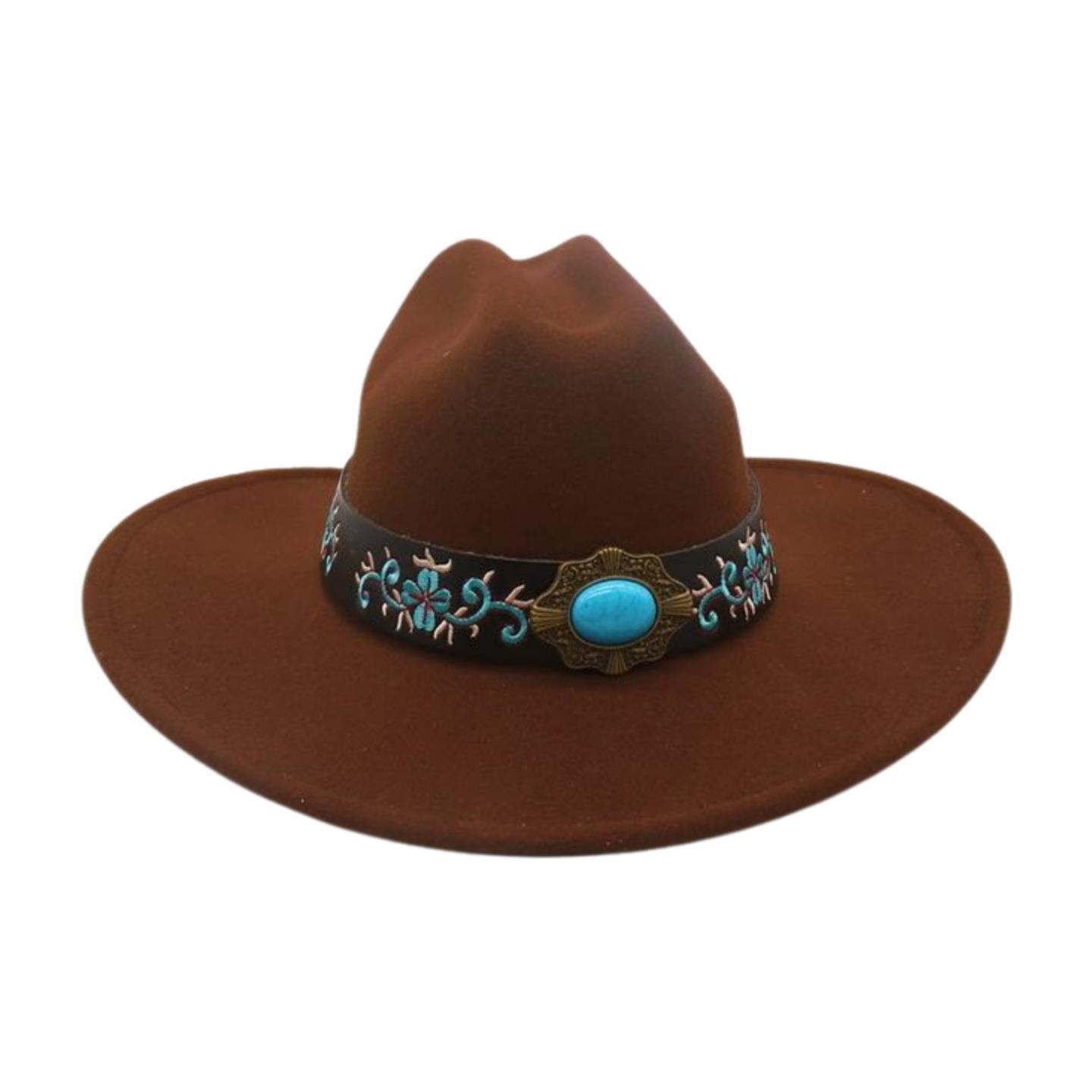 Часы в этническом стиле Фотография Фото Джазовый Шляпник Ретро Шляпа Французская Шляпа с Плоской Тульей Путешествие Отпуск Тибетский Солнцезащитный Козырек Цилиндр [one-word top] free size