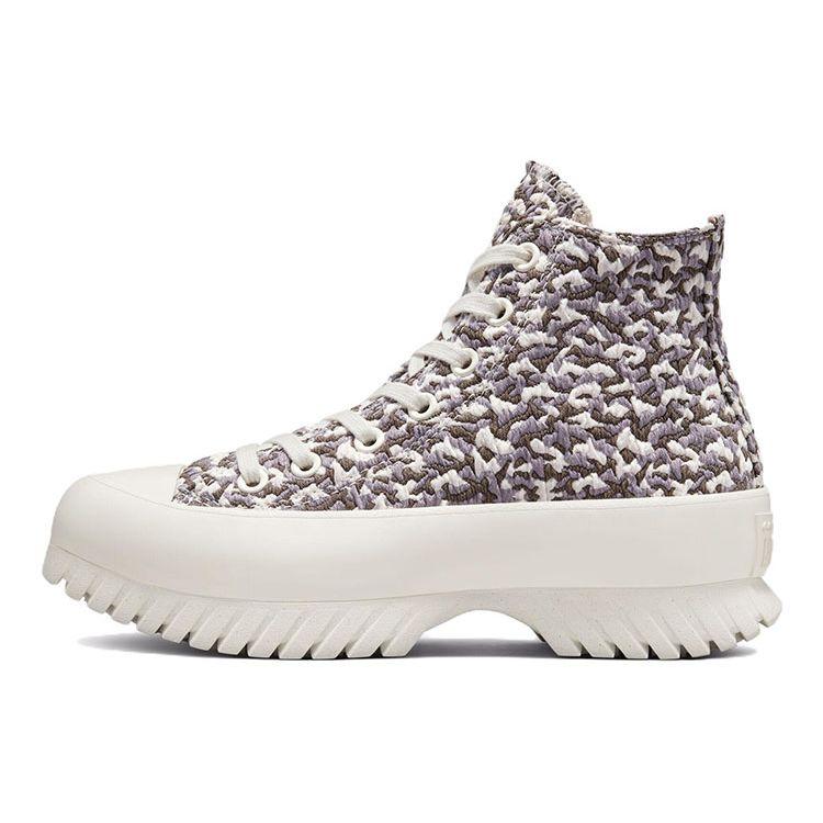 

Converse Кеды унисекс Chuck Taylor All Star Lugged 2.0 жаккардовые высокие Песочная дюна Коричневый Экрю A00877C 39.5