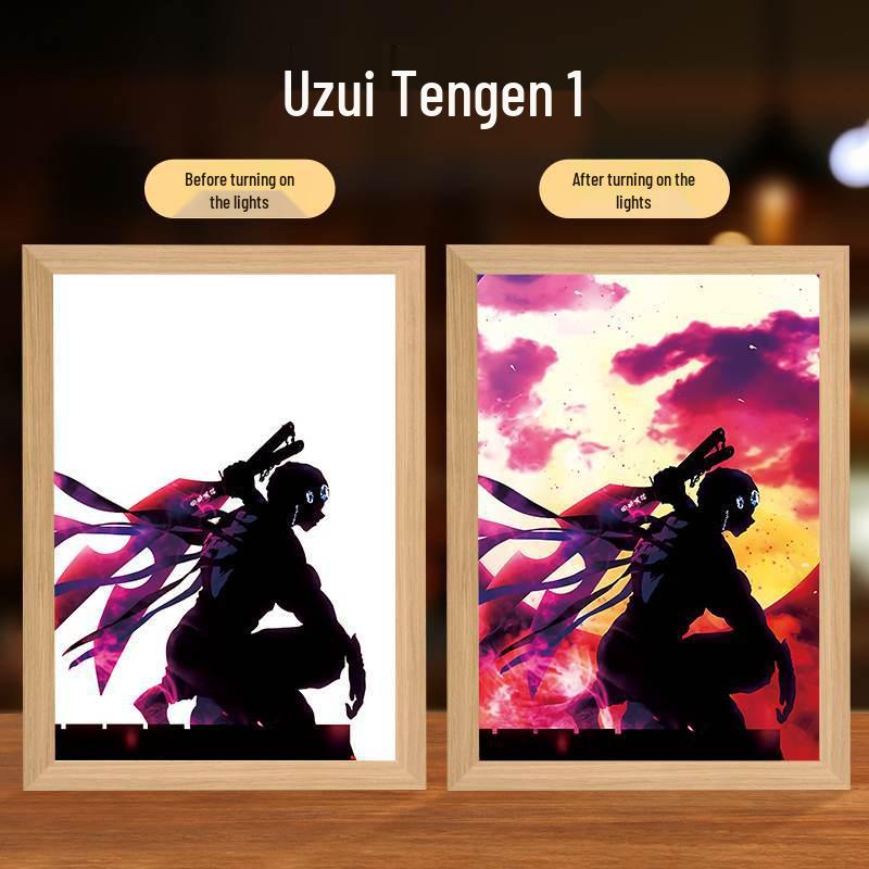 Demon Slayer Anime Series Light Painting Night Light - Creative Ornaments