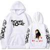 My Chemical Romance Rockband Hoodie Herren - Schwarze Baumwollmischung Grafik Pullover Sweatshirt Herbst Freizeitkleidung