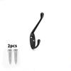 Alloy Durable Zinc Coat Hanger With Drill Holes For Bathroom Closet Organization