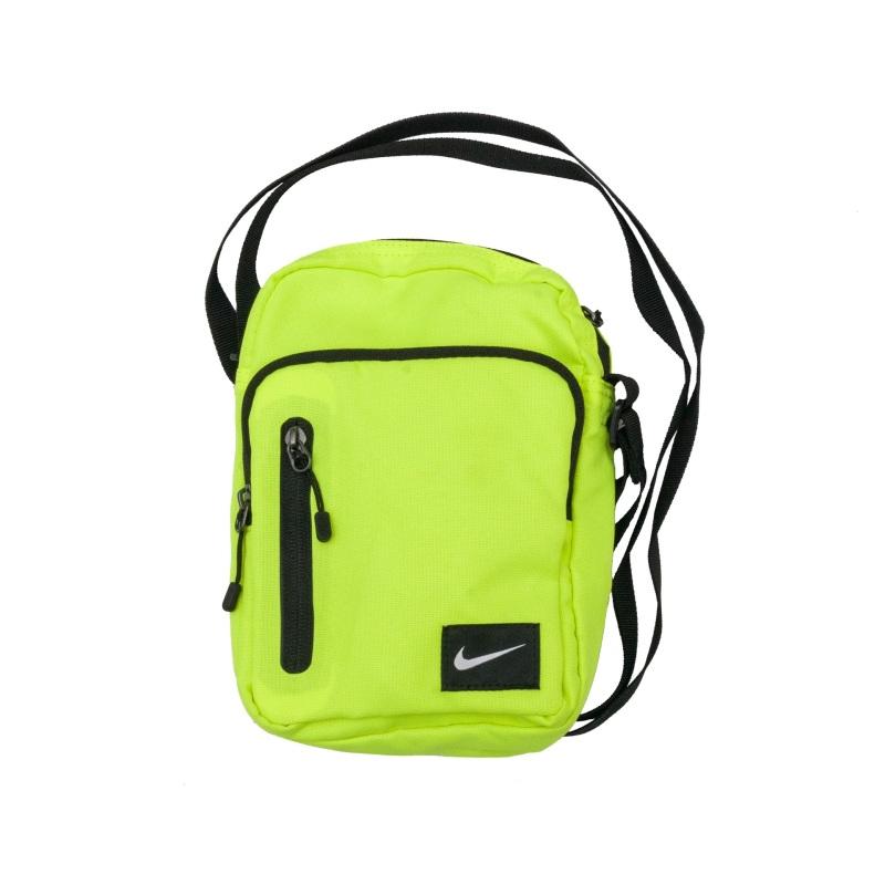 Nike Core Polyester Crossbody Bags Small Unisex Yellow Green Casual BA4293-701