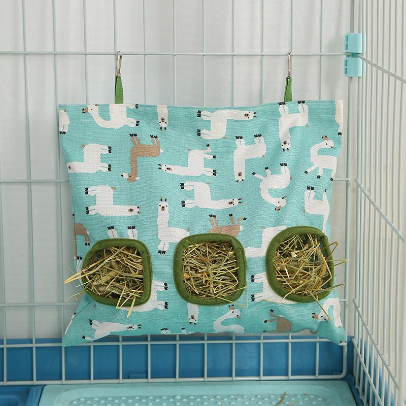 Hanging Hay Bag for Rabbits and Guinea Pigs - Cross-Border Grass Feeding Accessory