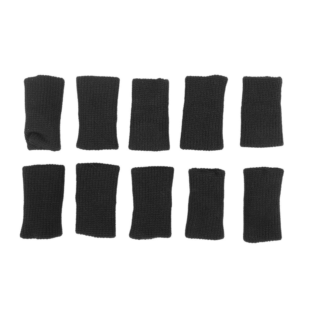 10Pcs Sport Finger Protectors Support Finger Brace Elastic Thumb Sves for Playing Basketball Sports