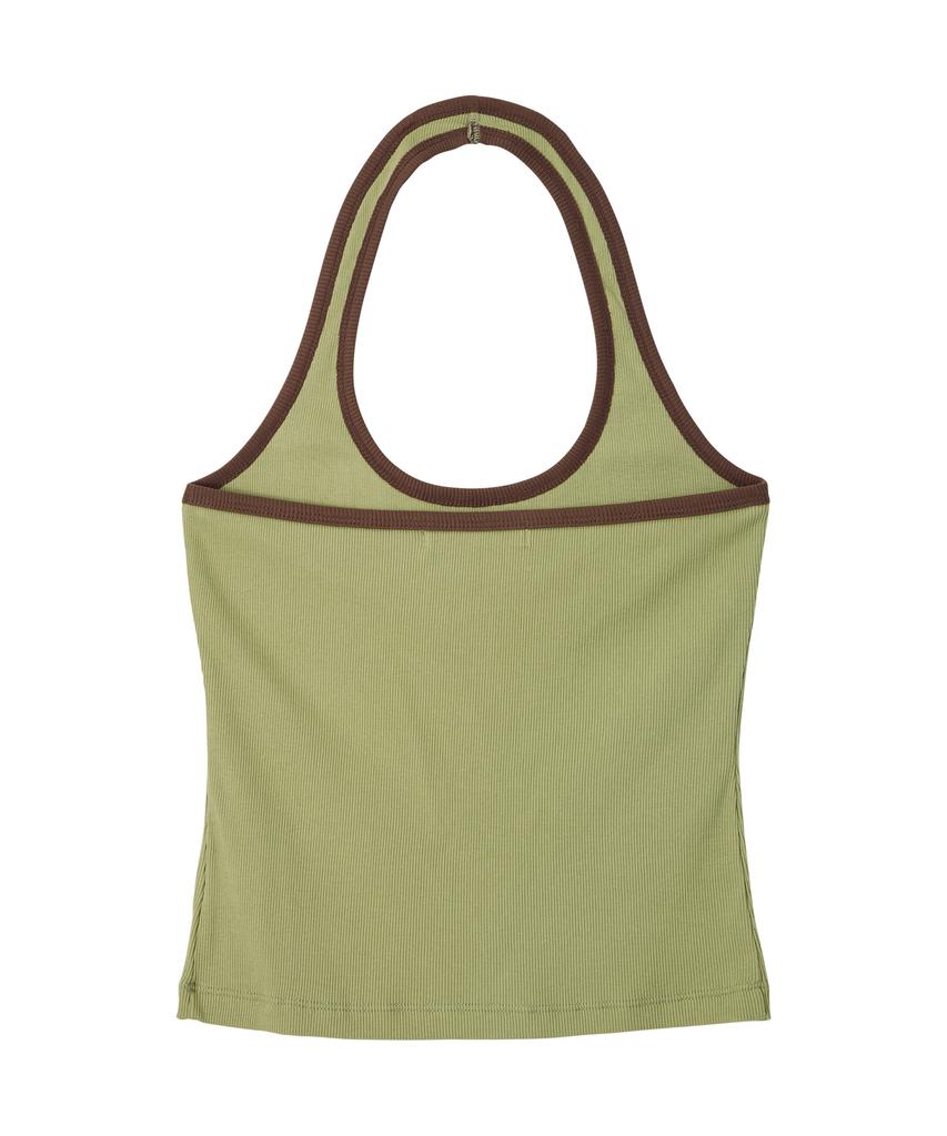 Biteoseljeu Essential Halterneck Sleeveless - Olive