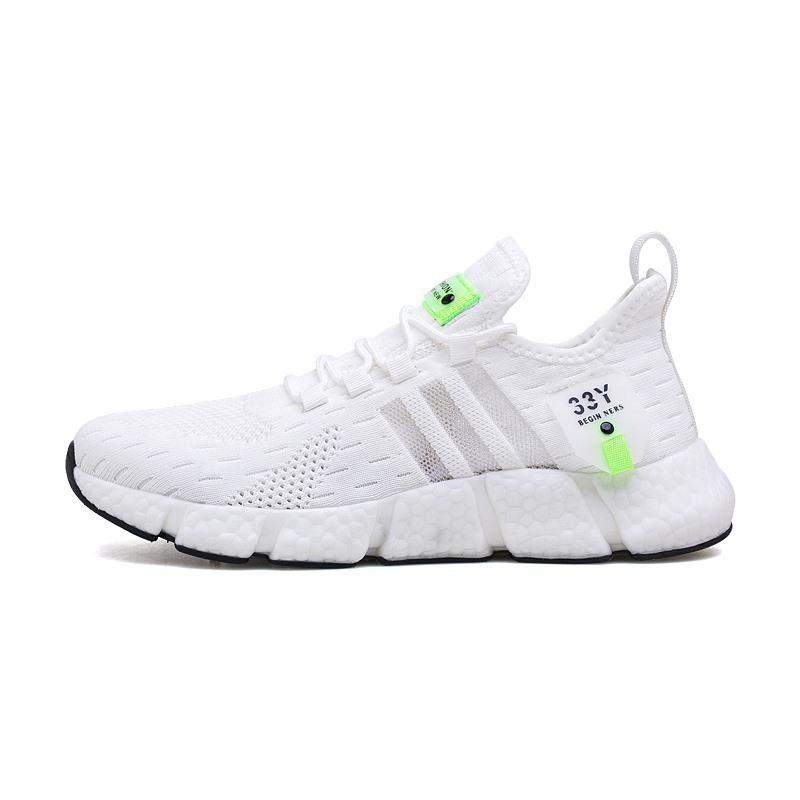 Foreign Trade Popular Men's Shoes 2025 Fly-woven Mesh Ultra-light Couple Running Shoes Men's Casual Breathable Sports Shoes