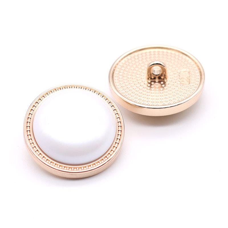 Runde Metallmantelknöpfe, Kleidung Jacke Pullover Perlenknöpfe, Vielseitiges Herren- und Damenzubehör