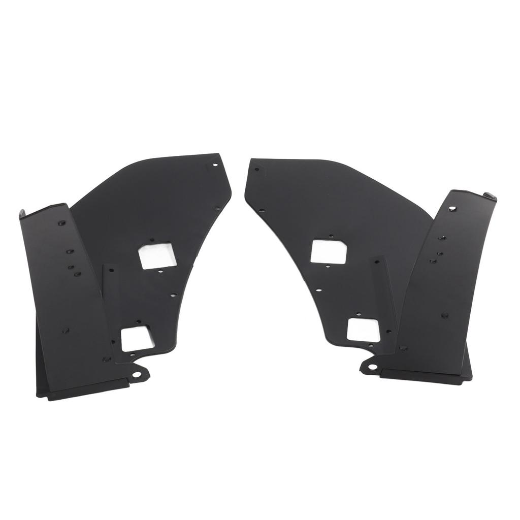 Pair of Front Bumper Corner Spoiler Black Prevent Collision Front Side Corner Winglet for Mustang GT500 2014 To 2021