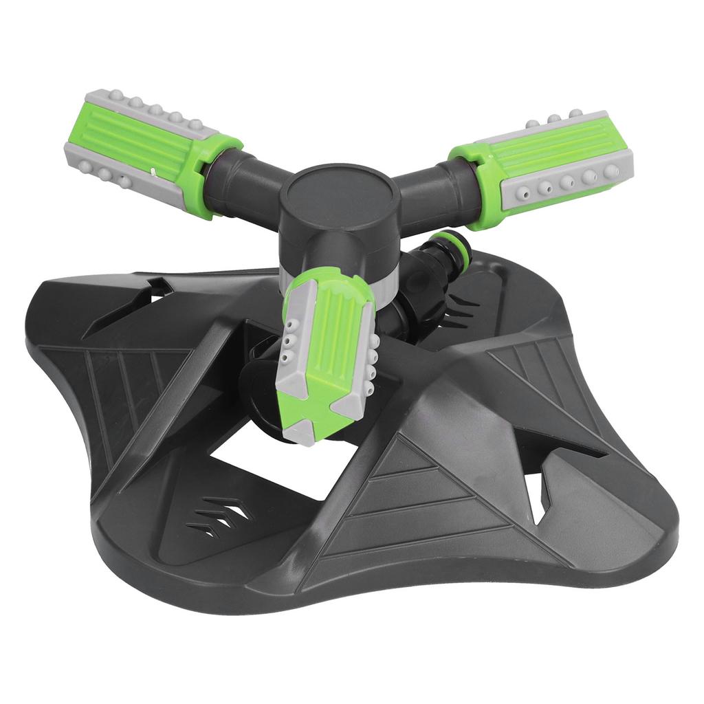 Rotating Water Sprinkler ABS Automatic Flower Watering Device Three Prong Sprinkler for Vegetable Plants Irrigation