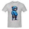 1 Piece Cool Funny 100 Cotton Tshirt Bearbrick Tees Tops For Unisex