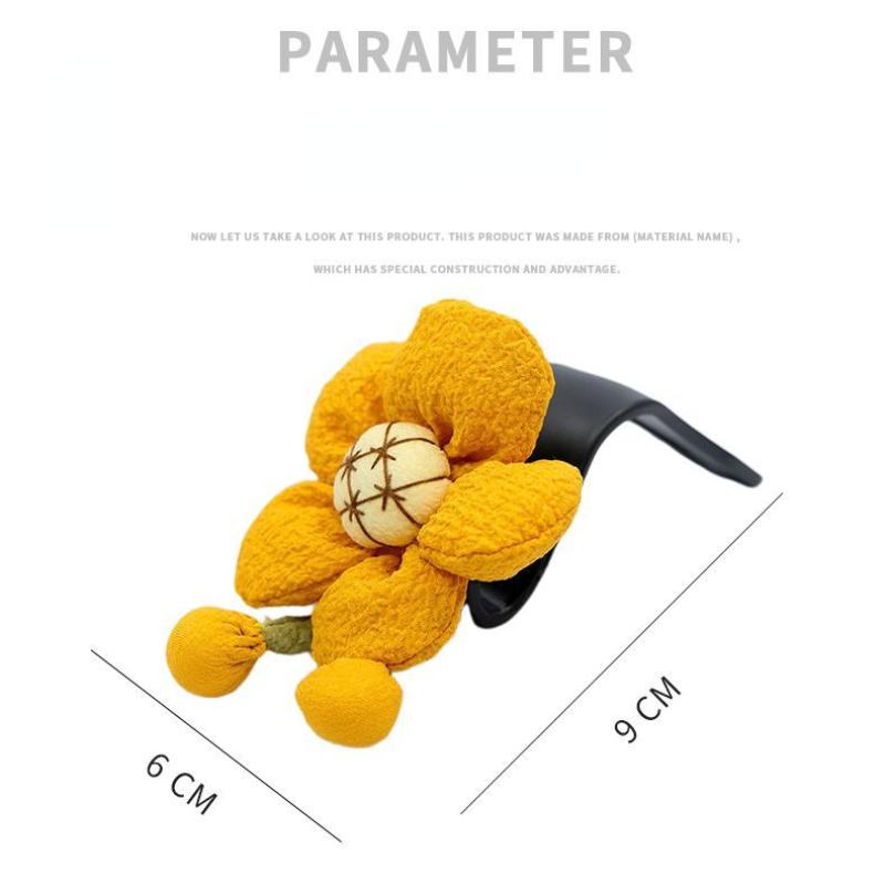 Sunflower Creative Car Hook Cartoon Cute Rear Seat Back Hanging Hook Automobile Interior Storage Holder Hooks Car Bracket