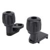 1 Pair Motorcycle Frame Sliders Left Right Aluminum Black Falling Crash Protector Guard for GSXR 1000 GSXR1000 2017 To