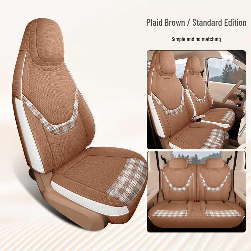 Wuling Hongguang MiniEV Seat Covers - Macaron Edition, All-Season Cushions Note: Model Year