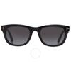 Tom Ford Kendel Smoke Gradient Square Unisex Sunglasses Ft1076 01b 54