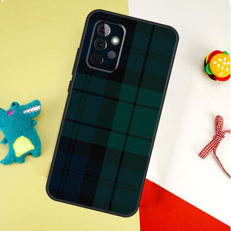 Buffalo Plaid Pattern Case For Samsung Galaxy A54 A34 A24 A14 A12 A22 A32 A42 A52 A72 A52S A51 A71 A13 A53 Cover