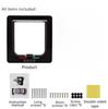 For Dog Cat Kitten ABS Plastic Dog Cat Flap Door with 4 Way Lock Security Flap Door Small Pet Supplies Cat Puppy Safety Gate