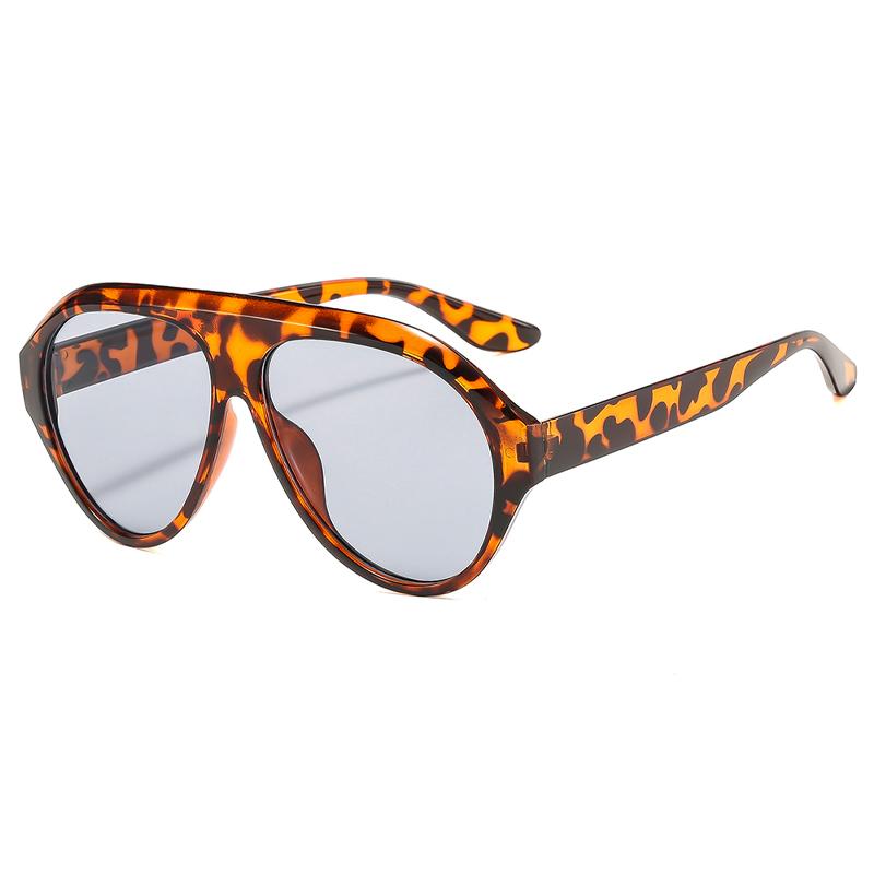 

European And American Retro Round Large Frame Toad Glasses For Women S Outdoor Cycling Sunglasses Street Hip-Hop Eyeglasses