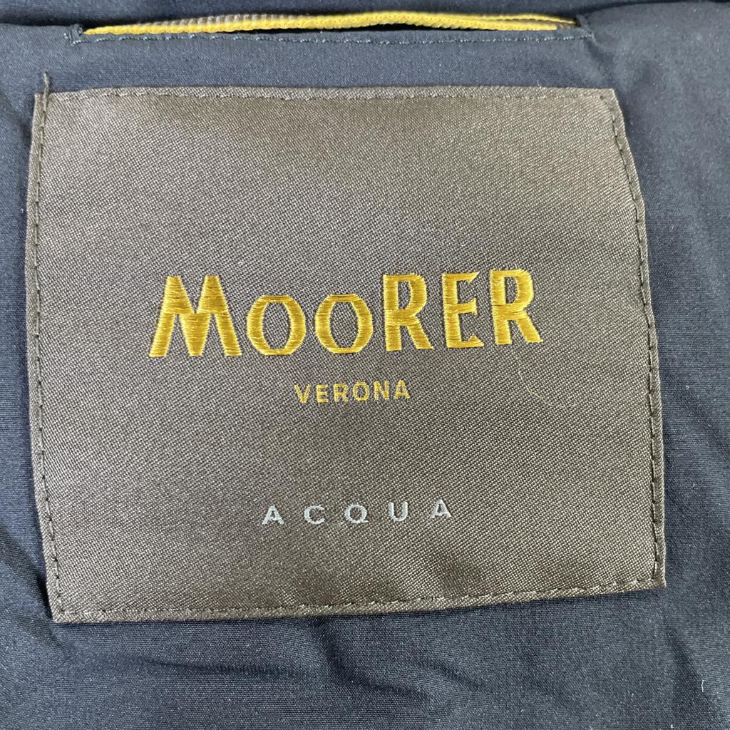 MOORER Navy FLORIO-KN Down Coat coat 46 NavyUsed