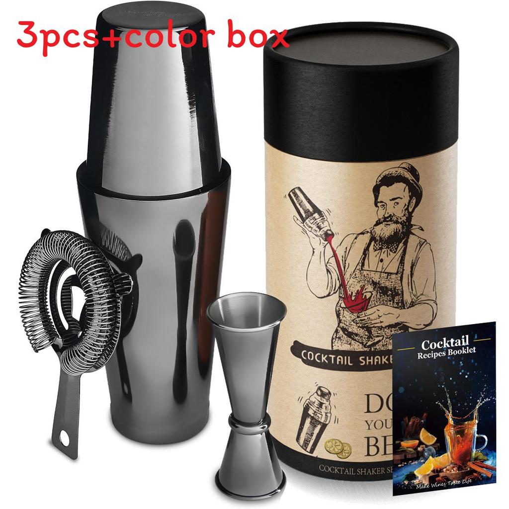 Boston Cocktail Shaker Set Edelstahl Barwerkzeuge Für Hausbar Und Partygebrauch