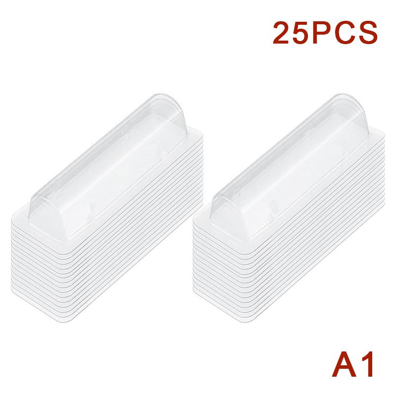 

25/50 шт. держатель для карточек с наклейкой, пластиковый купол, бальзам для губ, водонепроницаемый, прозрачный, денежный мешочек, подарок своими руками на выпускной, Рождество A1