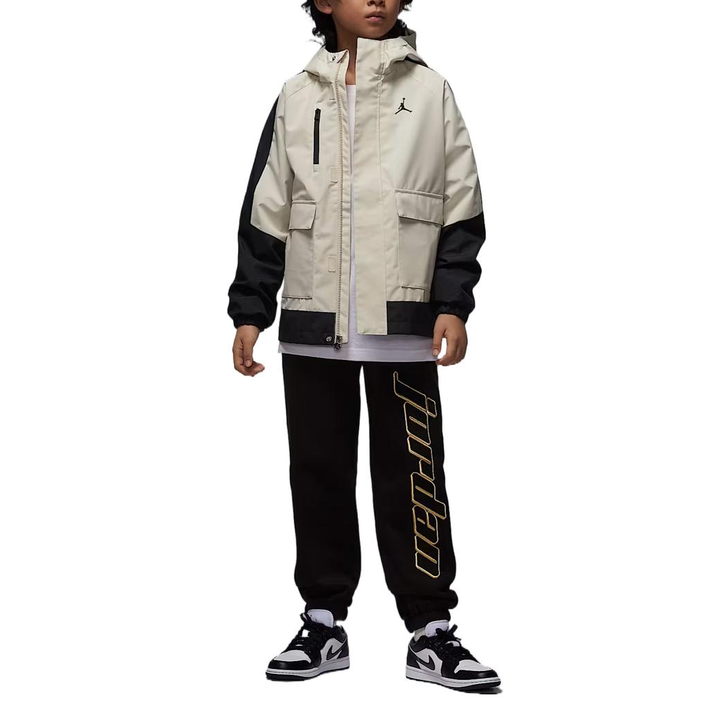 Jordan 3 In 1 Hooded Zipper Jacket Set Kids Jackets IQ8352-195