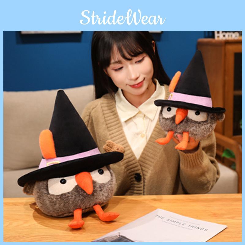 Toy Plush Owl Animal Stuffed Doll For Halloween Kids Room Desk Gift Decoration