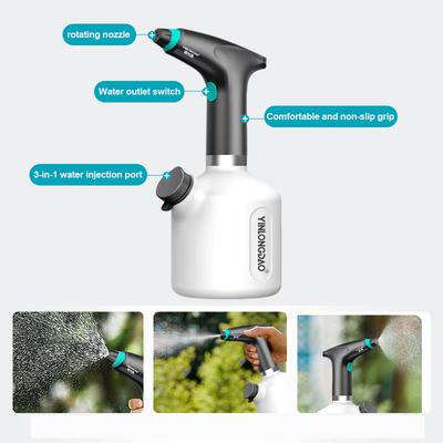 1L Elektrische Gießkanne Wiederaufladbar Haushalt Automatisches Pflanzenbewässerungswerkzeug USB Elektrischer Desinfektionssprüher Pflanzen Gartenwerkzeug