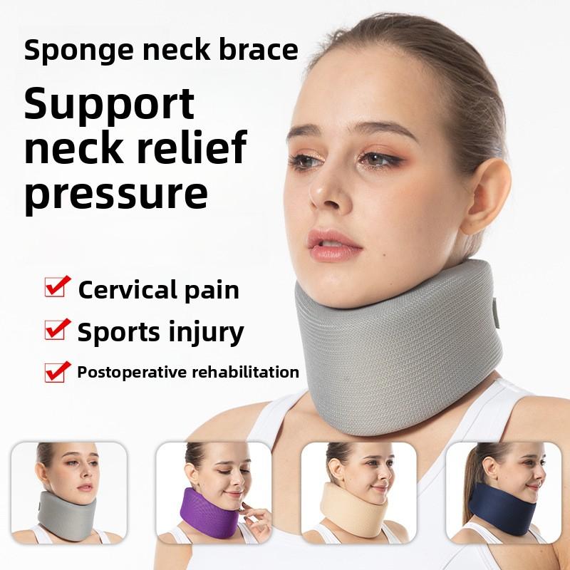 Cervical Support Anti-bow Neck Tilt Orthotics Thickened Sponge Traction Artifact Fixed Support Cervical Spine Neck Protector Neck Cover