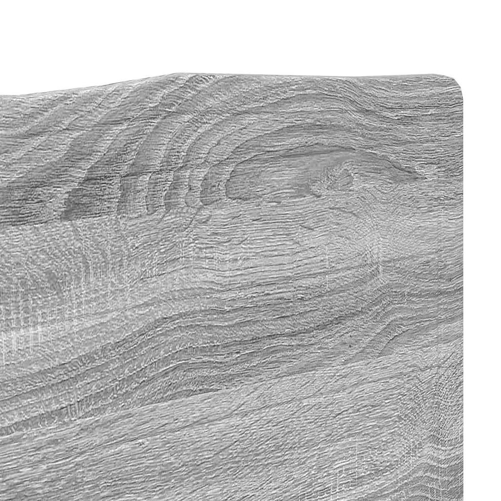 Headboard Grey Sonoma Wood Based Material